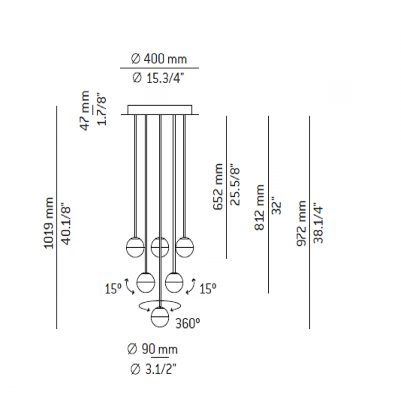 Estiluz ALFI Suspension