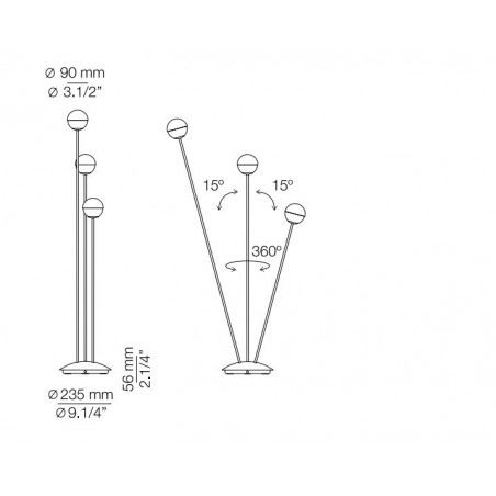 Estiluz ALFI Lampe de sol