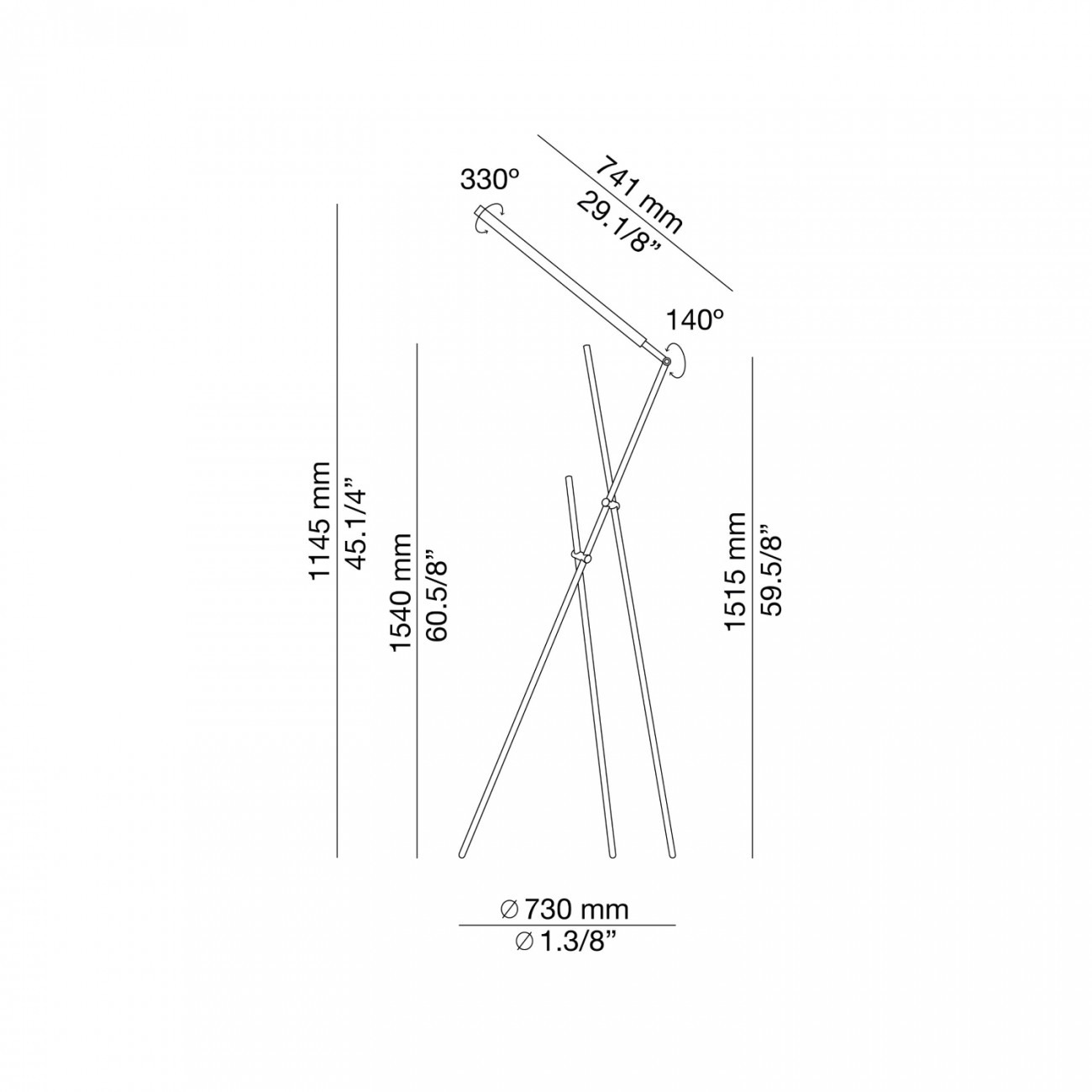 Estiluz ASANA Lampe de sol