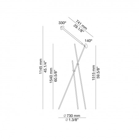 Estiluz ASANA Lampe de sol