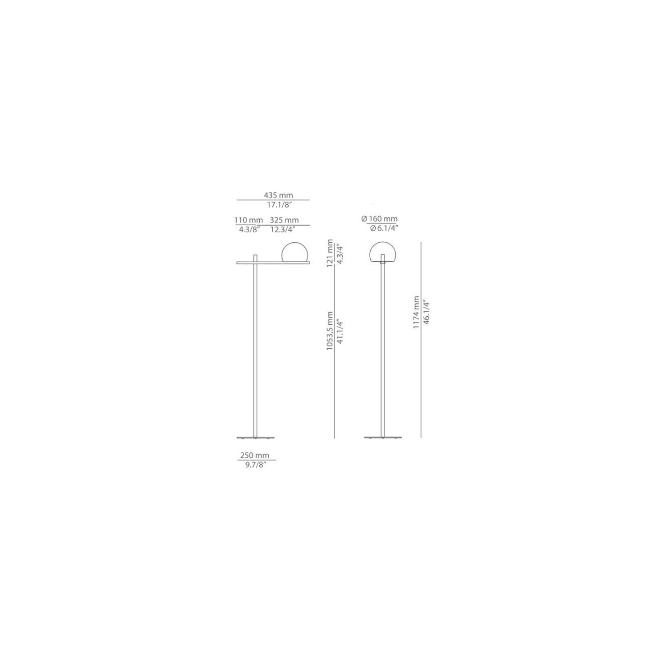 Estiluz CIRC Lampada da terra