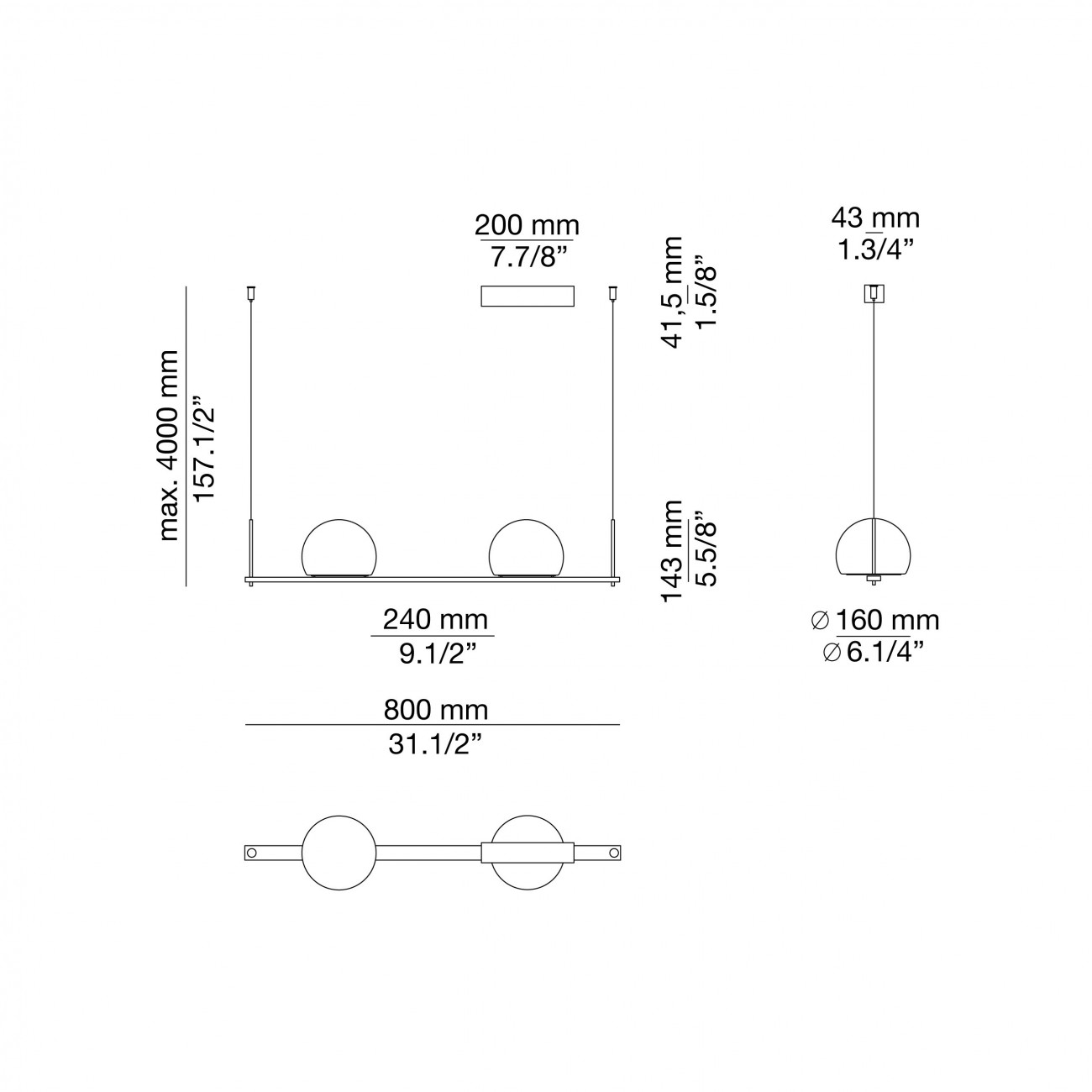 Estiluz CIRC Suspension