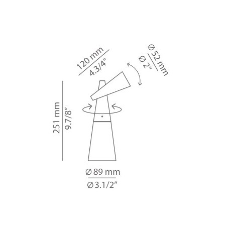 Estiluz CORNET Table lamp