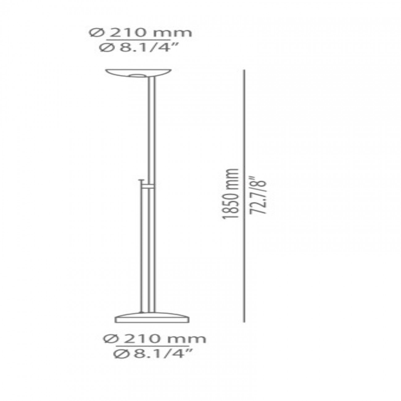 Estiluz ICONS Lampe de sol P-1129