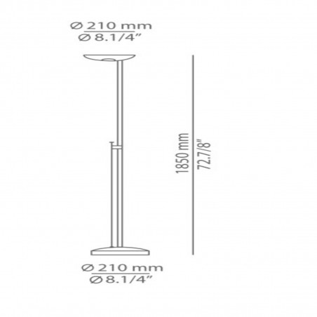 Estiluz ICONS Lampe de sol P-1129