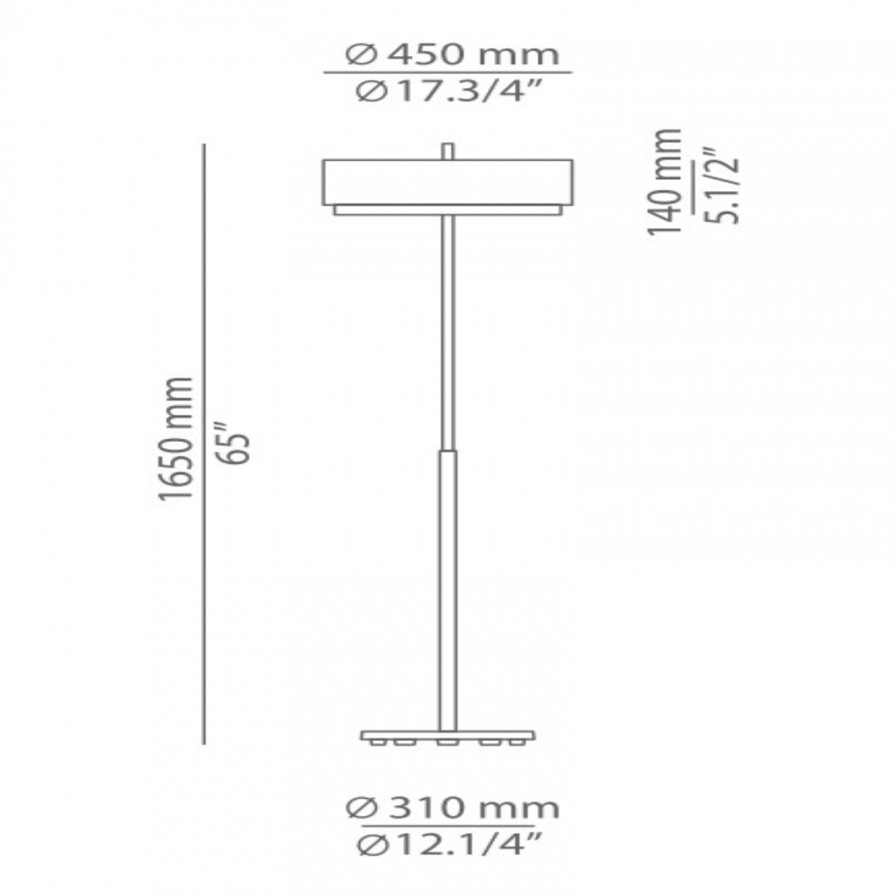 Estiluz IRIS Lampe de sol