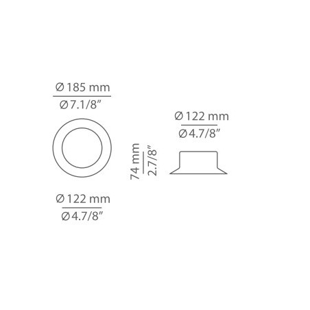 Estiluz MAINE Lampada da parete