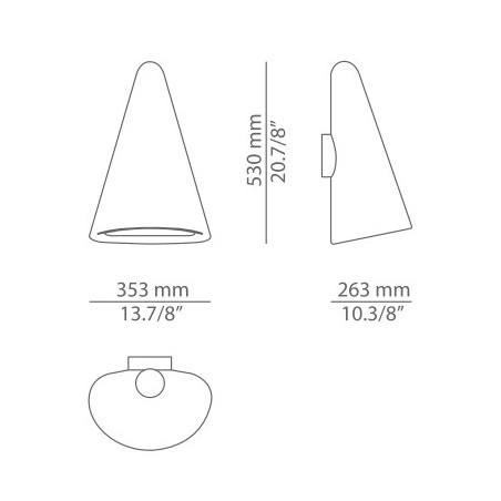 Estiluz NAN Lampada da parete