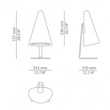 Estiluz Nan Lampada da tavolo