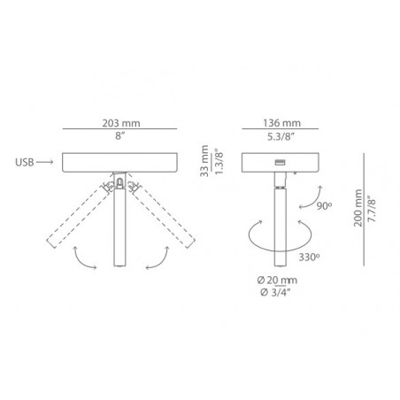 Estiluz NIT Wall Lamp