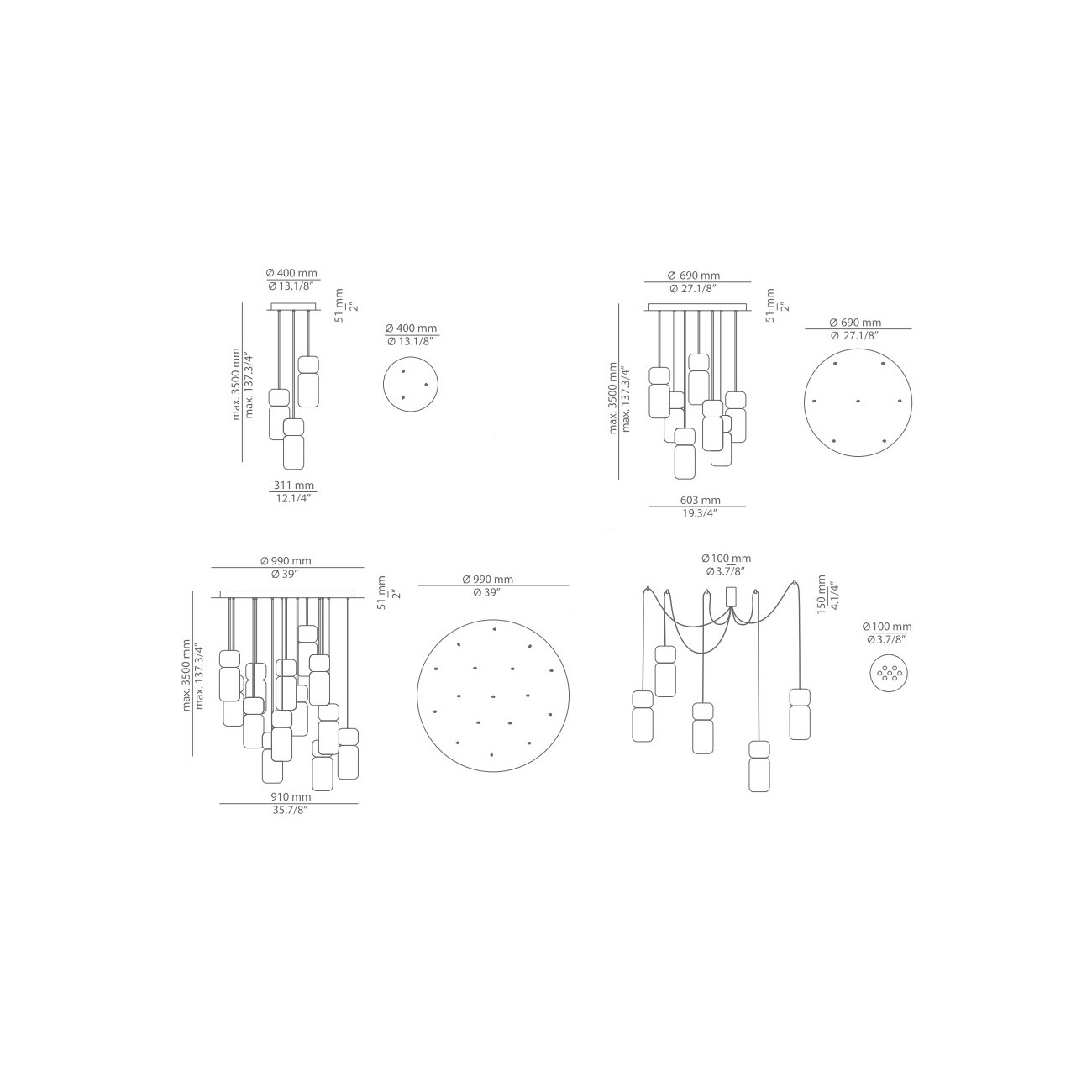 Estiluz PILA Suspension