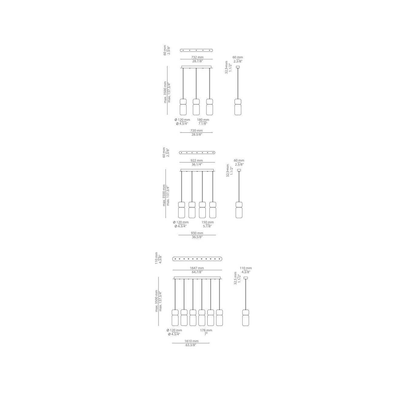 Estiluz PILA Suspension