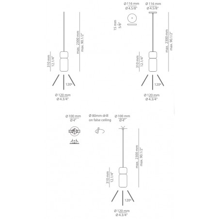 Estiluz PILA Suspension