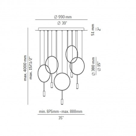 Estiluz REVOLTA Suspension