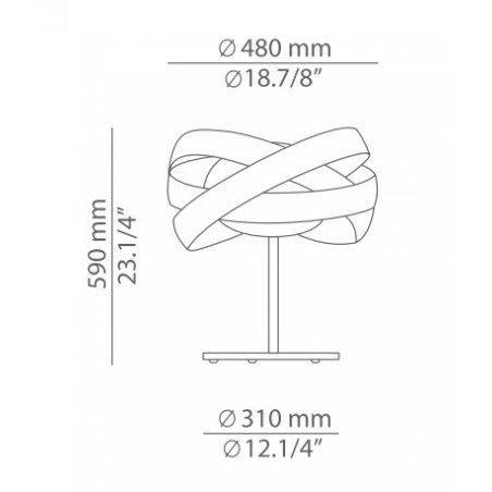 Estiluz SISO Lampe de table