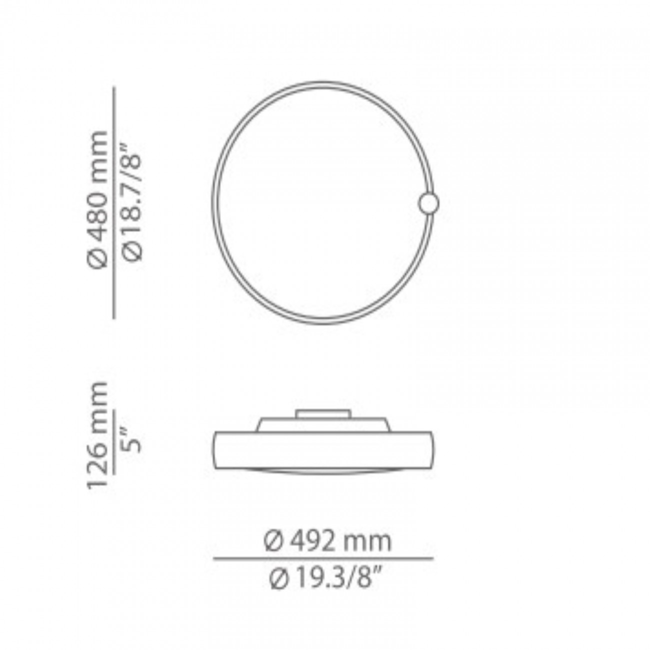 Estiluz SISS Lampada da parete