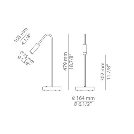 Estiluz VOLTA Lampe de table
