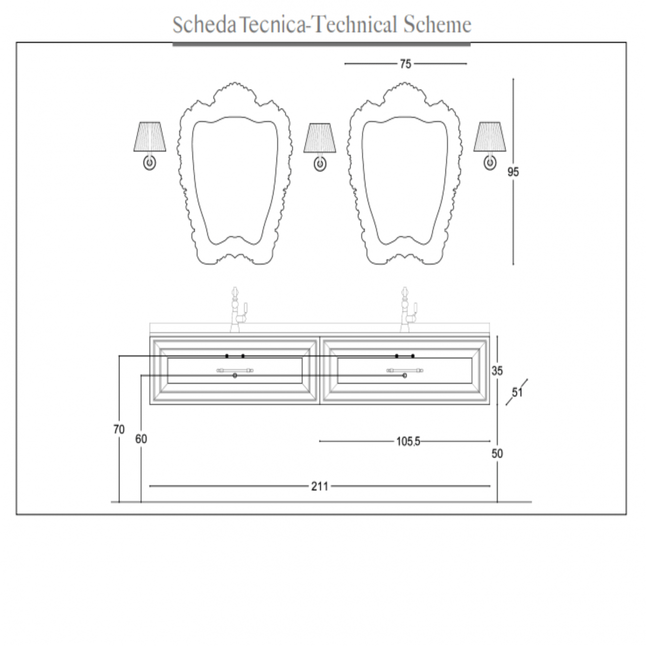Gaia Biografia Bathroom furniture