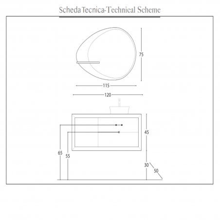 Gaia Mobile bagno CONTEMPORA 1