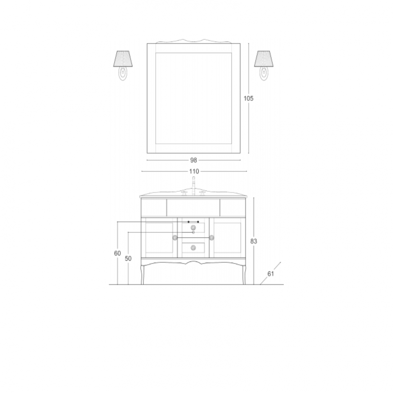 Gaia Mobile bagno ATON