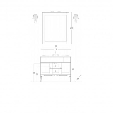 Gaia Mobile bagno ATON