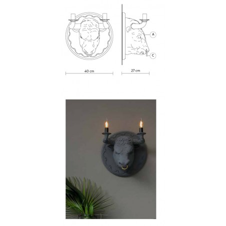 Karman Corrado Lampada da parete