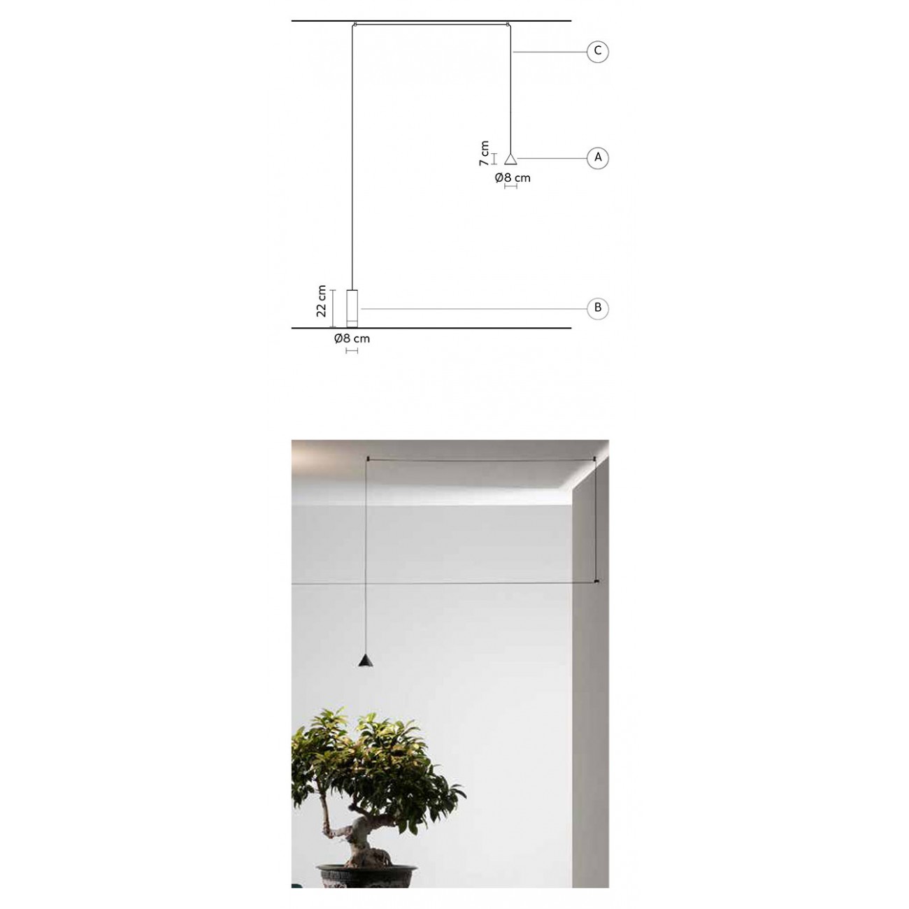 Karman Filomena Lampada da terra