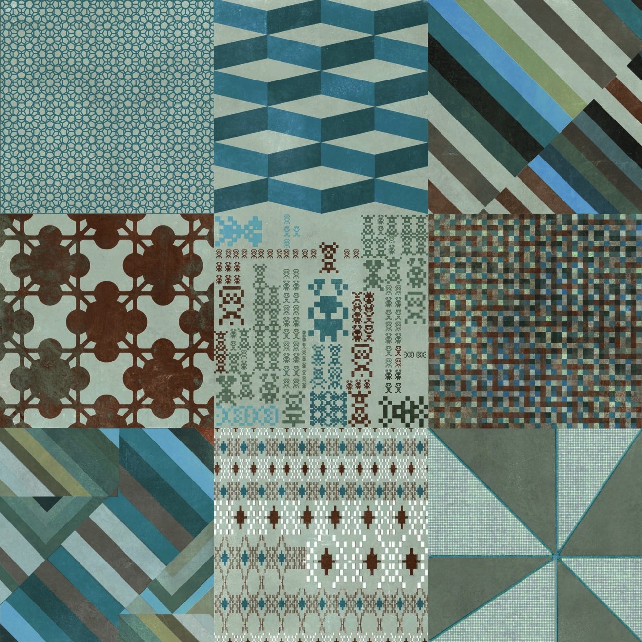 Mutina Azulej Grigio Combination