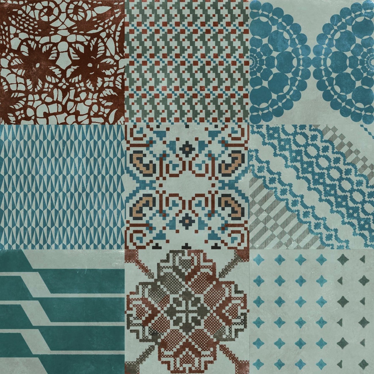 Mutina Azulej Grigio Combination