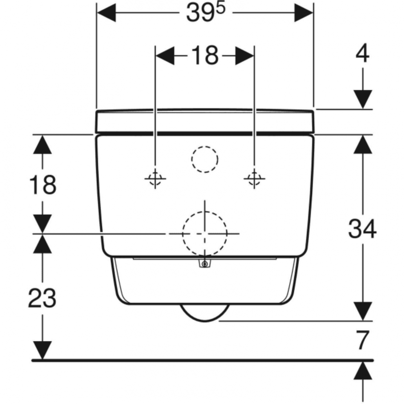 Geberit AquaClean Mera WC/bidet sospeso