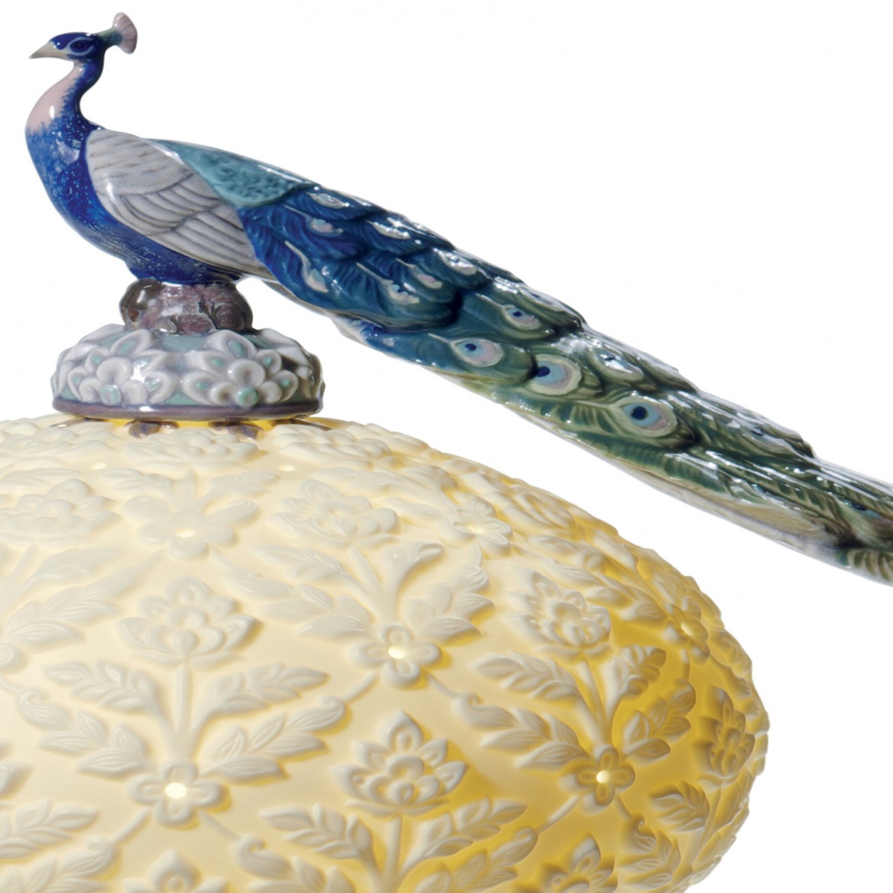 Lladró Peacock Table Lamp