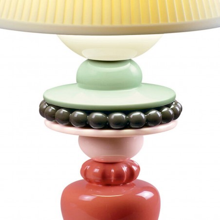 Lladró Sunflower Firefly Table Lamp. Ivory