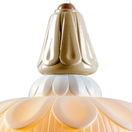 Lladró Ivy and Seed Single Ceiling Lamp.