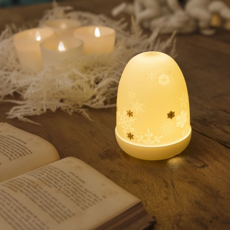 Lladró Snowflakes Dome Table Lamp