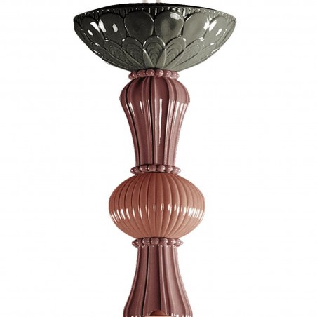 Lladró Ivy and Seed 16 Lights Chandelier. Medium Flat Model.