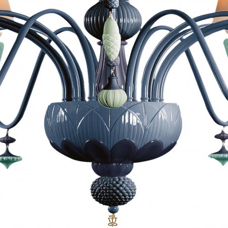 Lladró Ivy and Seed 16 Chandelier