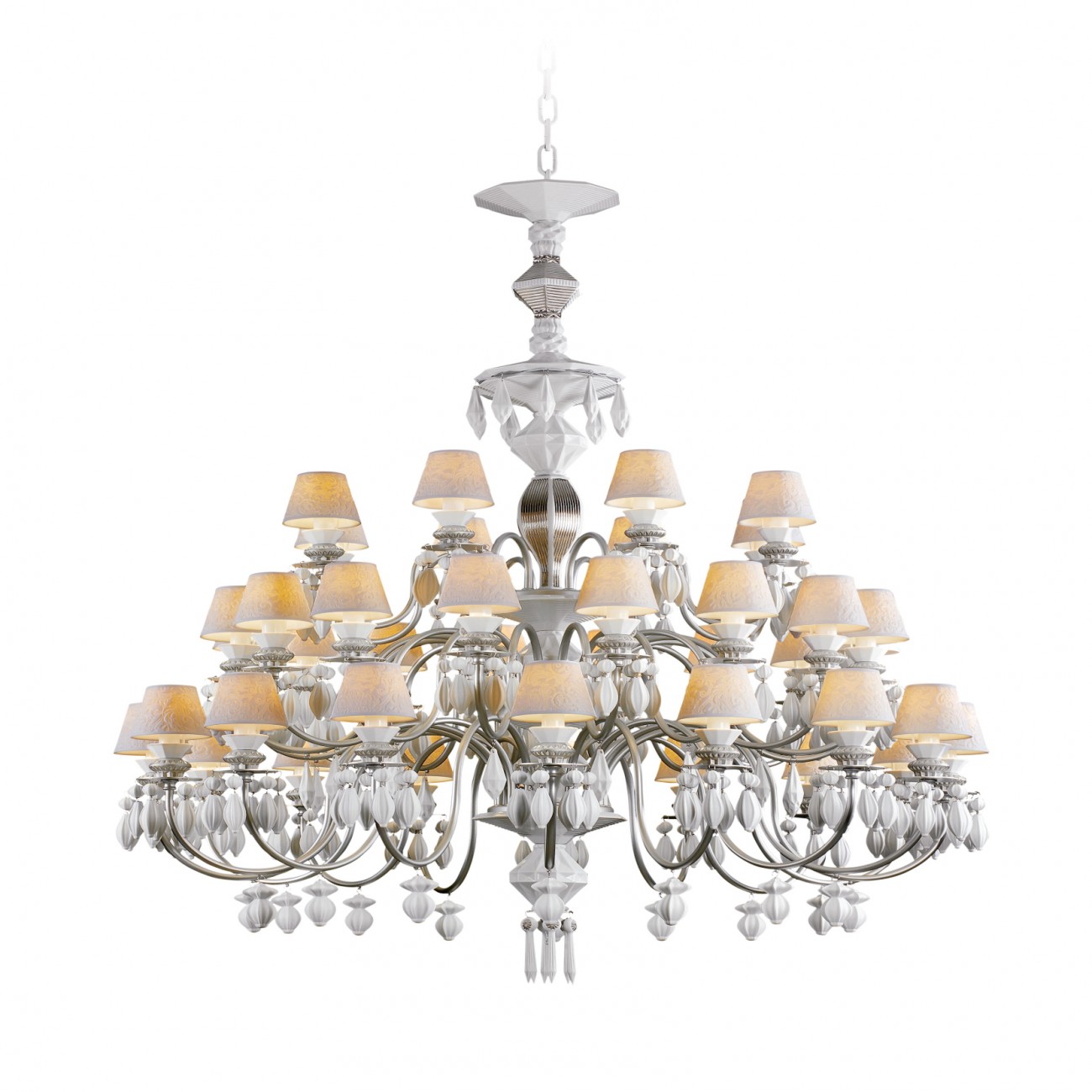 Lladró Belle De Nuit 40 luci Chandelier