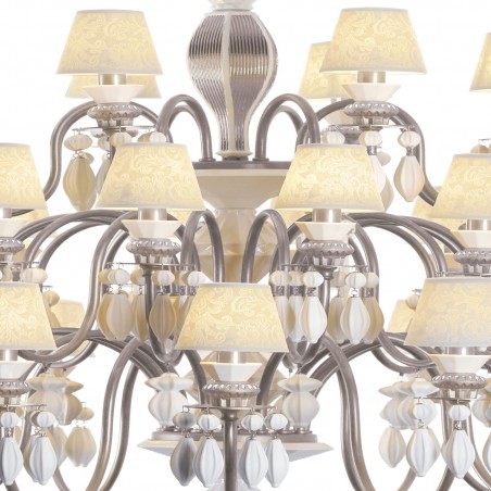 Lladró Belle De Nuit 40 luci Chandelier