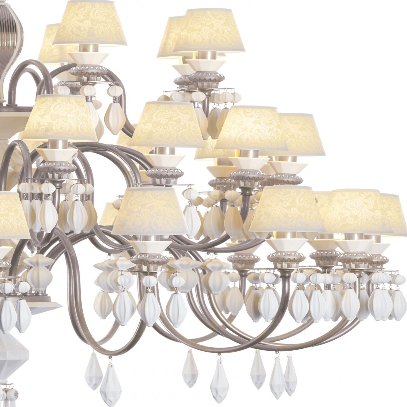 Lladró Belle De Nuit 40 luci Chandelier