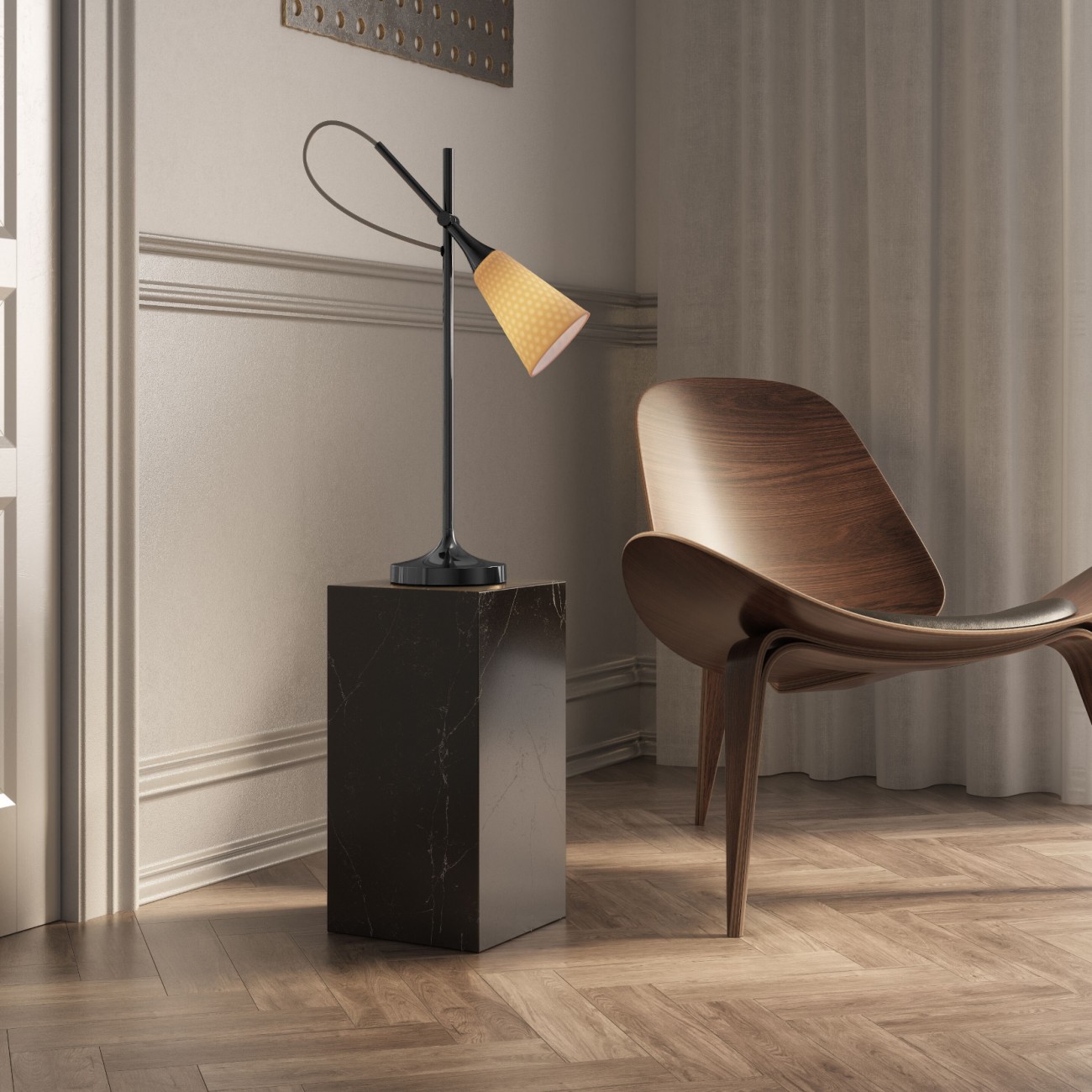 Lladró Jamz Reading Lamp. Black