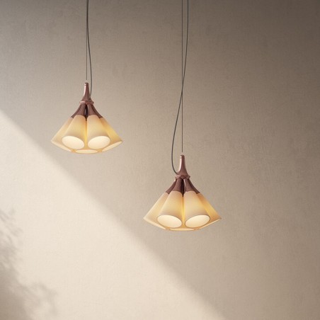 Lladró Jamz Hanging Lamp.Copper