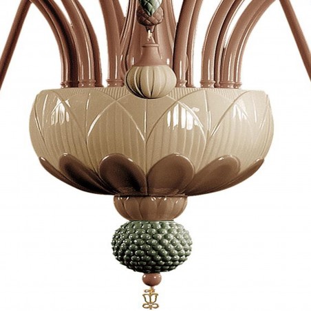 Lladró Ivy and Seed 16 Chandelier