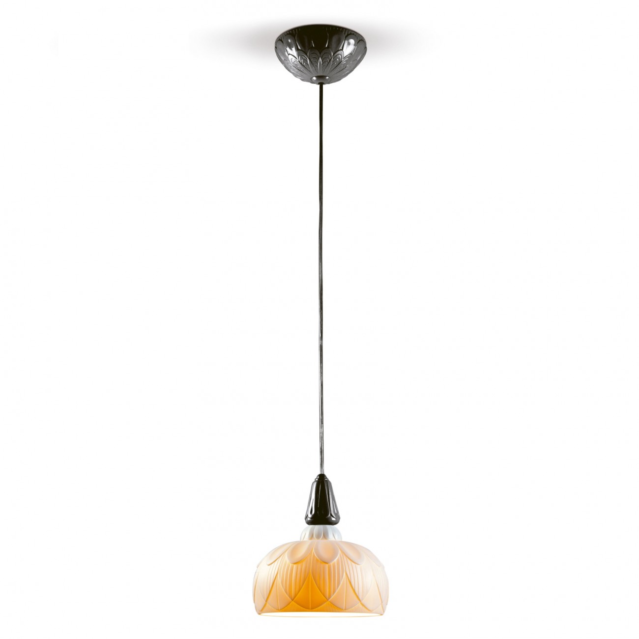 Lladró Ivy and Seed Single Ceiling Lamp.