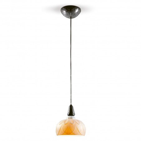 Lladró Ivy and Seed Single Ceiling Lamp.