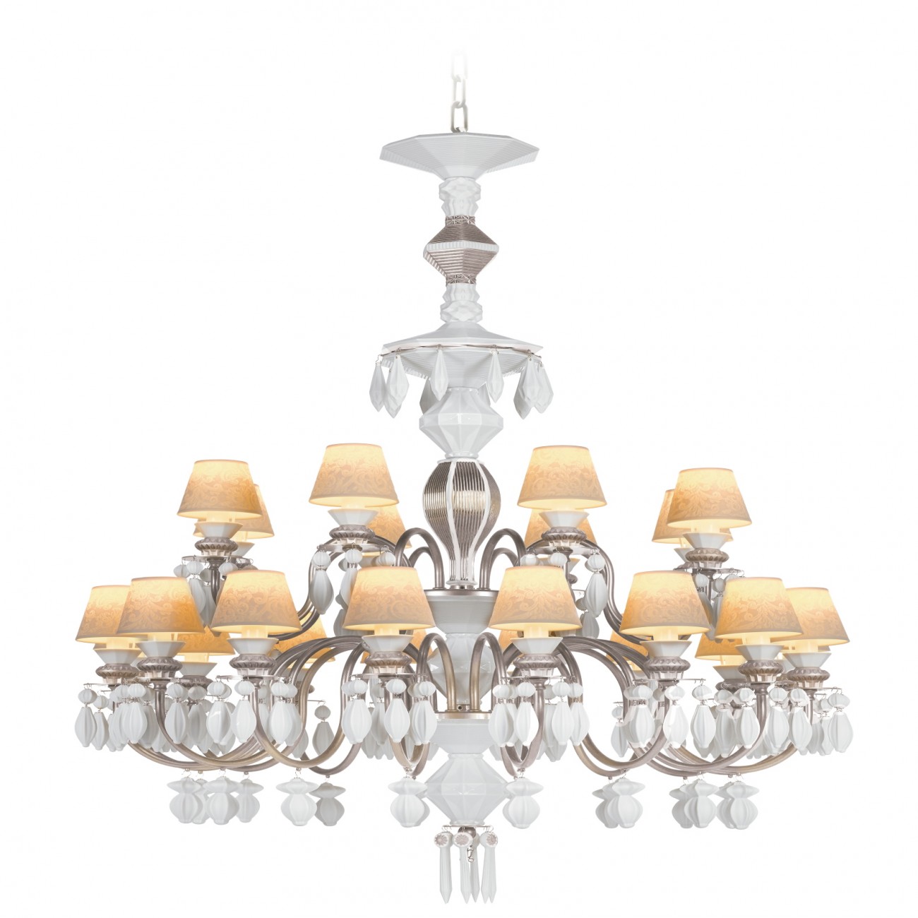 Lladró Belle De Nuit 24 Luci Chandelier