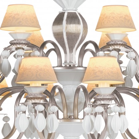 Lladró Belle De Nuit 24 Luci Chandelier