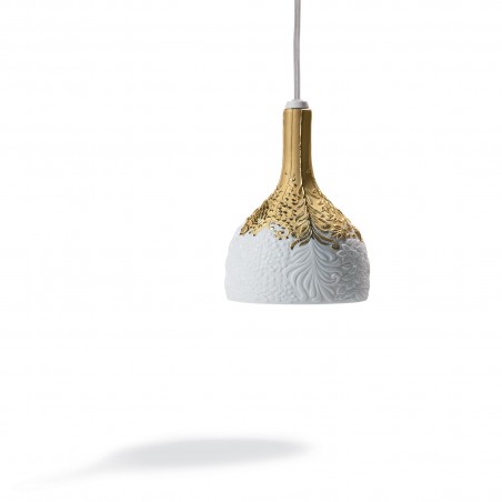 Lladró Naturofantastic Gold Lampada da sospensione