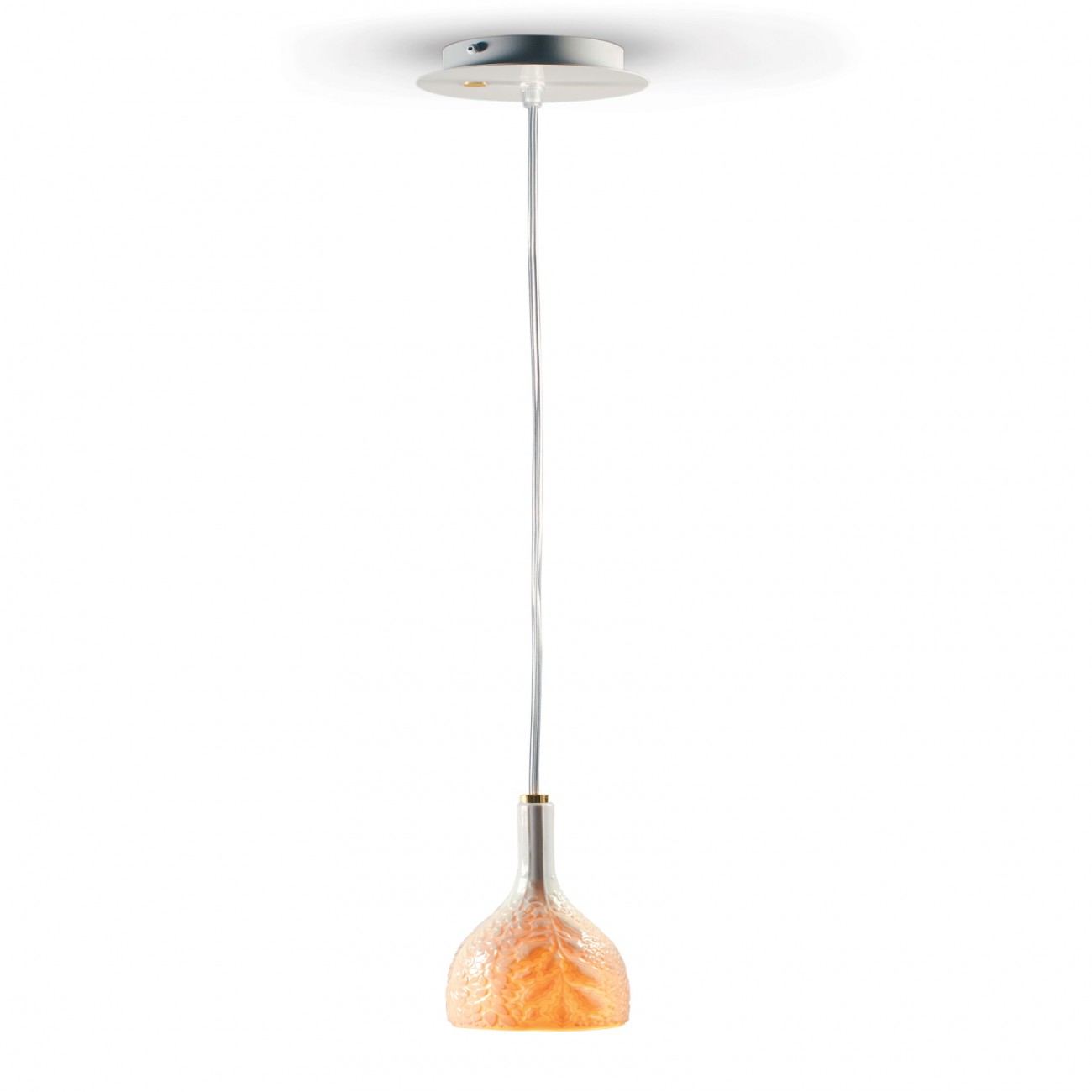 Lladró Naturofantastic white Lampada da sospensione