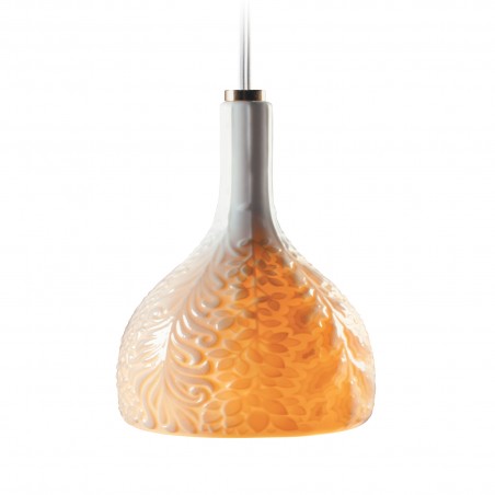 Lladró Naturofantastic white Lampada da sospensione