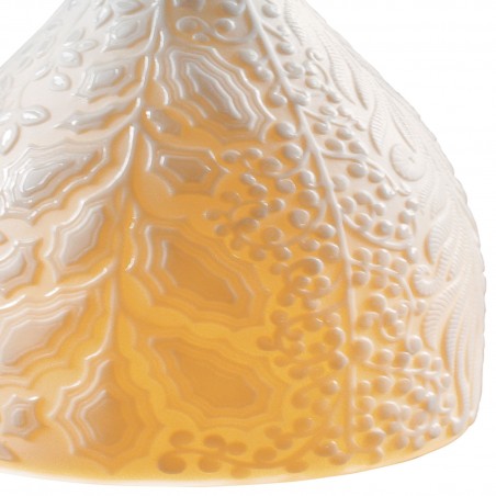 Lladró Naturofantastic white Lampada da sospensione